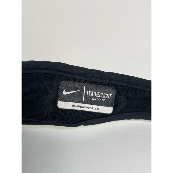 Nike Featherlight Dri fit  Women's Neon Yellow Visor Cap Adjustable Tennis Golf - Picture 4 of 6